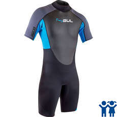 Traje De Neopreno Corto Gul Response 3 / 2Mm Fl - Negro / Azul - Re3319-B7 Traje De Neopreno Corto Gul Response 3 / 2Mm Fl - Negro / Azul - Re3319-B7