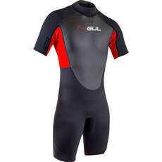 Traje De Neopreno Corto Gul Response 3 / 2Mm Fl - Negro / Rojo - Re3319-B7 Traje De Neopreno Corto Gul Response 3 / 2Mm Fl - Negro / Rojo - Re3319-B7