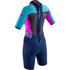 Gul Junior Girls Response 3 / 2Mm Shorty Wetsuit - Navy / Pink - Re3321-B7