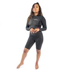 Traje De Neopreno Gul Response 3/2 Mm Flatlock Springsuit Para Mujer, Con Palma Azabache Y Rota