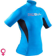 Chaleco / Protector De Manga Corta Para Mujer Swami Gul - Azul / Negro - Rg0330-B7