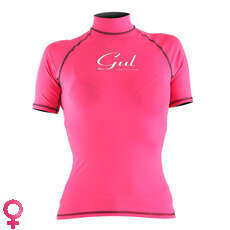 Manga Gul Swami Las Mujeres Cortas De Rash Chaleco / Guardia - Magenta