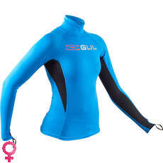 Gul Mujer Swami Long Sleeve Rashvest - Azul / Negro - Rg0331-B7
