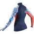 Gul Mujeres Swami Long Sleeve Rashvest - Navy / Orange - Rg0331-B7