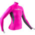 Gul Mujeres Swami Long Sleeve Rashvest - Npink / Grey - Rg0331-B7