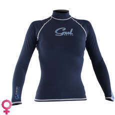 Gul Swami De Manga Larga Para Mujer Rash Chaleco / 2023- Guardia Tinta De La India / Acid Blue Gul Swami De Manga Larga Para Mujer Rash Chaleco / 2023- Guardia Tinta De La India / Acid Blue