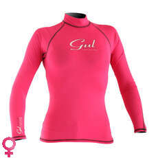 Gul Manga Larga Para Mujer Swami Rash Chaleco / Guardia - Magenta