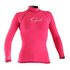 Gul Manga Larga Para Mujer Swami Rash Chaleco / Guardia - Magenta