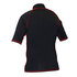 Gul Riva Manga Corta Para Hombre Rash Chaleco / Guardia - Negro