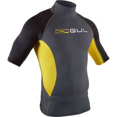 Rashvest De Manga Corta Gul Xola - Gris / Amarillo - Rg0338-B7