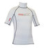 Para Hombre De Manga Corta Gul Xola Rash Chaleco / Guardia - Blanco