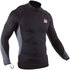 Rashvest De Manga Larga Gul Xola - Negro / Gris - Rg0339-B7