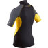 Rashvest De Manga Corta Gul Junior - Negro / Amarillo - Rg0341-B7