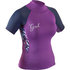 Rashvest De Manga Corta Para Niñas Gul Junior - Violeta / Tie-Dye - Rg0345-B7