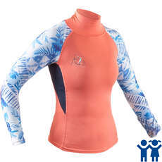 Chaleco / Protector De Manga Larga Para Niñas Gul Junior - Coral / Gris - Rg0346-B7