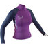 Gul Junior Girls Long Sleeve Rash Vest / Guard - Violeta / Tie-Dye - Rg0346-B7
