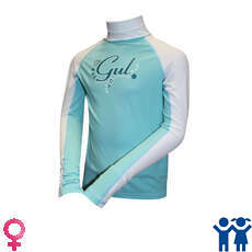 Gul Manga Larga Junior Femenino Rash Chaleco / Guardia - Glicer / Blanco