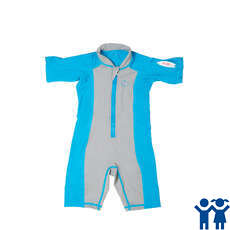 Gul Childrens Sun Traje - Azul / Plata Gul Childrens Sun Traje - Azul / Plata
