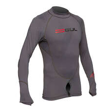 Gul Cz Pro Vela Manga Larga Rash Chaleco / Guardia - Gris