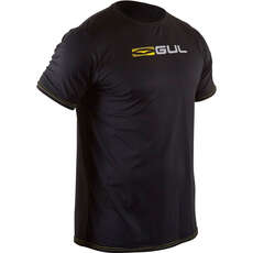 Camiseta De Manga Corta Gul Fit Rashvest - Negro - Rg0366-B7