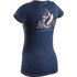 Camiseta De Manga Corta Para Mujer Gul Fit Rashvest - Navy - Rg0367-B7