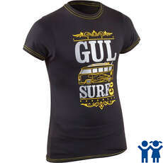 Gul Junior Camiseta De Manga Corta Fit Rashvest - Negro - Rg0371-B7