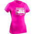 Camiseta De Manga Corta Para Niñas Gul Junior Fit Rashvest - Rosa - Rg0372-B7