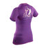 Camiseta De Manga Corta Para Niñas Gul Junior Fit Rashvest - Violeta - Rg0372-B7