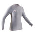 Gul Junior Girls Long Sleeve Tee Fit Rashvest - Gris - Rg0374-B7