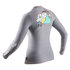Gul Junior Girls Long Sleeve Tee Fit Rashvest - Gris - Rg0374-B7