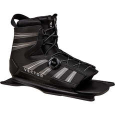 Bota Delantera Radar Vector Boa Con Armazón De Plumas - Negro/carbón/blanco