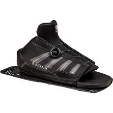 Bota Delantera De Aluminio Con Placa Radar Vector Boa - Negro/carbón/blanco