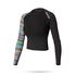 Vientre Mystic Dazzled De Manga Larga Para Mujer Camisa De Lycra Cut - Rainbow