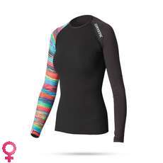 Mystic Dazzled De Manga Larga Para Mujer Camisa De Lycra - Rainbow