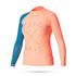 Mystic Mendina De Manga Larga Para Mujer Camisa De Lycra - Coral