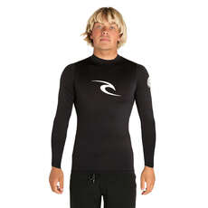 Rip Curl Corpo Manga Larga Uv Rash Guard - Negro Rip Curl Corpo Manga Larga Uv Rash Guard - Negro
