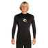 Rip Curl Corpo Manga Larga Uv Rash Guard - Negro