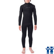Rip Curl Junior Dawn Patrol 3 / 2Mm Traje Con Cremallera En El Pecho - Negro Rip Curl Junior Dawn Patrol 3 / 2Mm Traje Con Cremallera En El Pecho - Negro