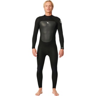 Traje De Neopreno Rip Curl Omega 3/2 Mm Con Costuras Ciegas - Negro