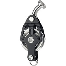 Ronstan Bloque de vang de alta carga de 30 mm con gancho y soporte RF34118HLK