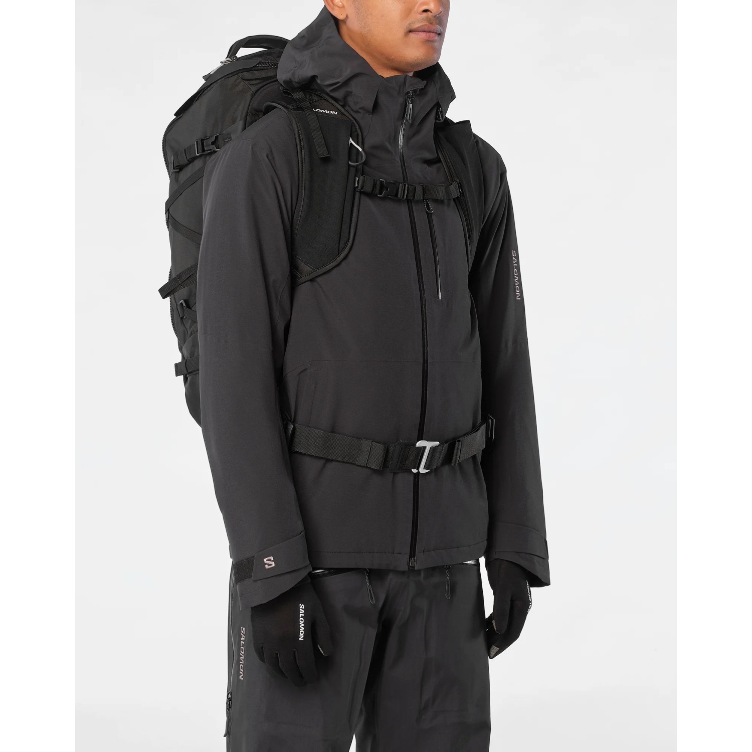 Mochila De Esquí De Travesía Salomon Qst 38 De 38 Litros - Negra