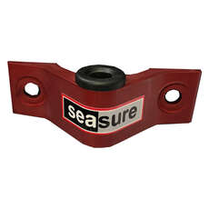 Inserto De Carbono Seasure Red Con 2 Orificios Superiores E Inserto De Carbono - 8 Mm