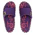 Chanclas De Lona Slide Para Mujer Gumbies - Purple Hibiscus