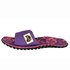 Chanclas De Lona Slide Para Mujer Gumbies - Purple Hibiscus