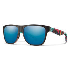 Gafas De Sol Smith Lowdown N - Negro Multicolor / Azul Polarizado Chromapop