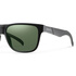 Gafas De Sol Smith Lowdown N - Matt Black / Green Polarized Chromapop