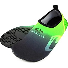 Zapatillas De Playa Ligeras Con Suela Activa Sola - Negro Lima
