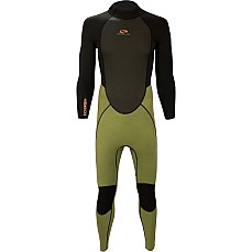 Traje De Neopreno Completo Sola Fusion 3/2 Mm - Negro/Caqui
