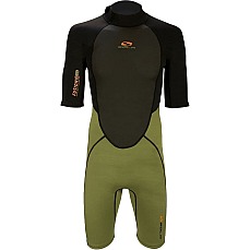 Traje De Neopreno Corto Sola Fusion 3/2 Mm 2026 - Negro Caqui A1721
