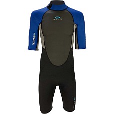 Traje De Neopreno Corto Sola Fusion 3/2 Mm 2026 - Azul Marino Jaspeado A1721